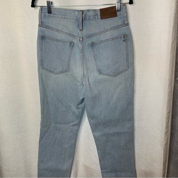 Madewell Full Length Straight Leg jeans high rise in Fitzgerald Wash size 27 - Picture 5 of 11